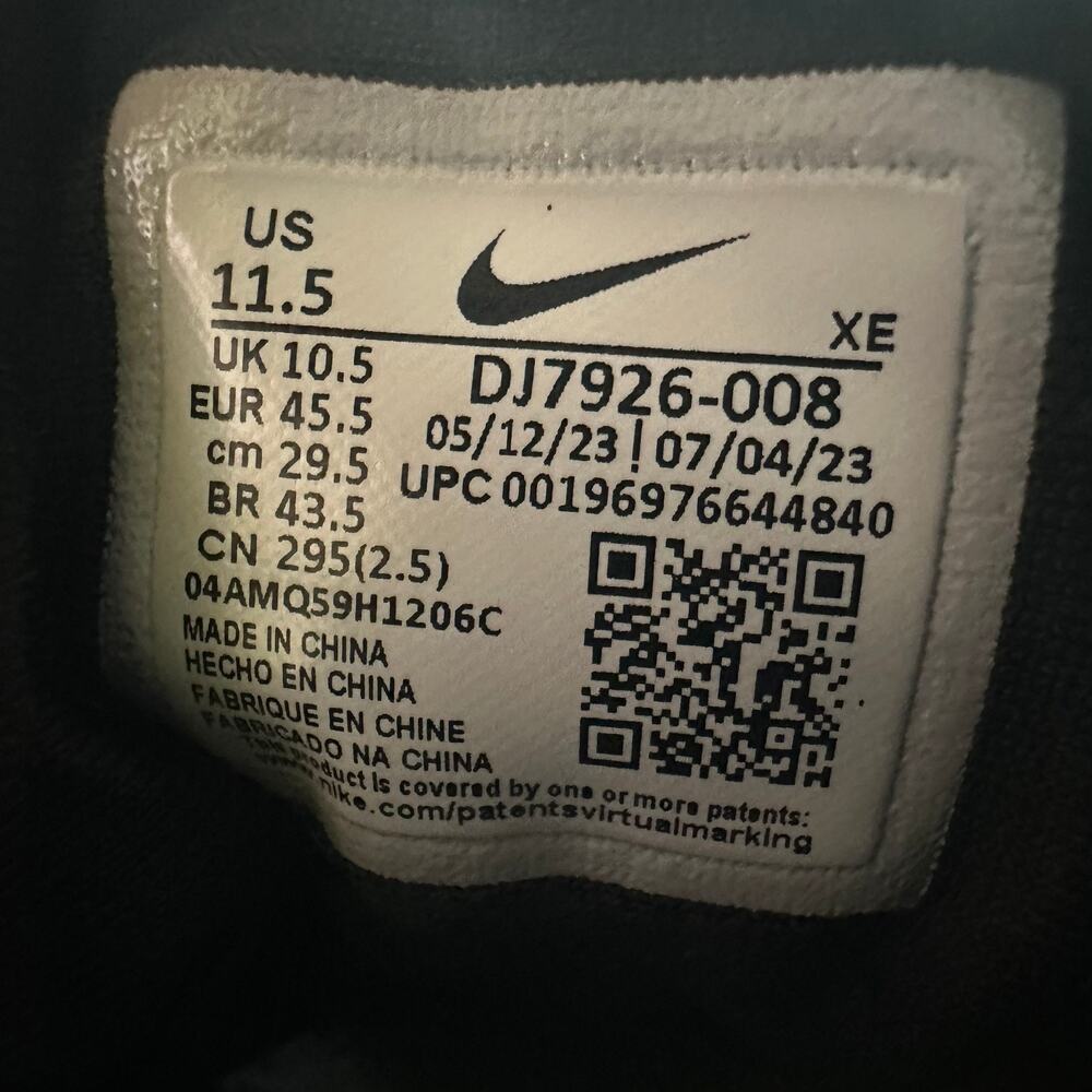 Nike Pegasus Trail GTX 4 Men Size 11.5 Black GORETEX Waterproof Shoes DJ7926-008 - Picture 11 of 11